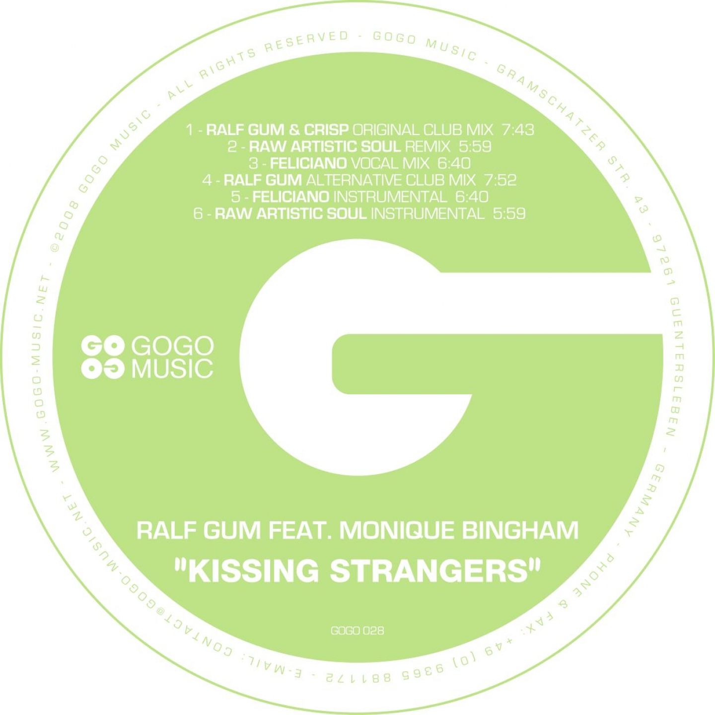 Kissing Strangers (Raw Artistic Soul Instrumental Mix)