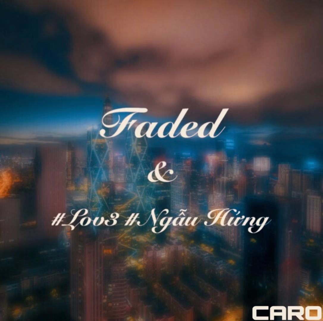 Alan Walker / Hoaprox-Faded & #Lov3 #Ngẫu Hứng(CARO Mashup)（DW remix）