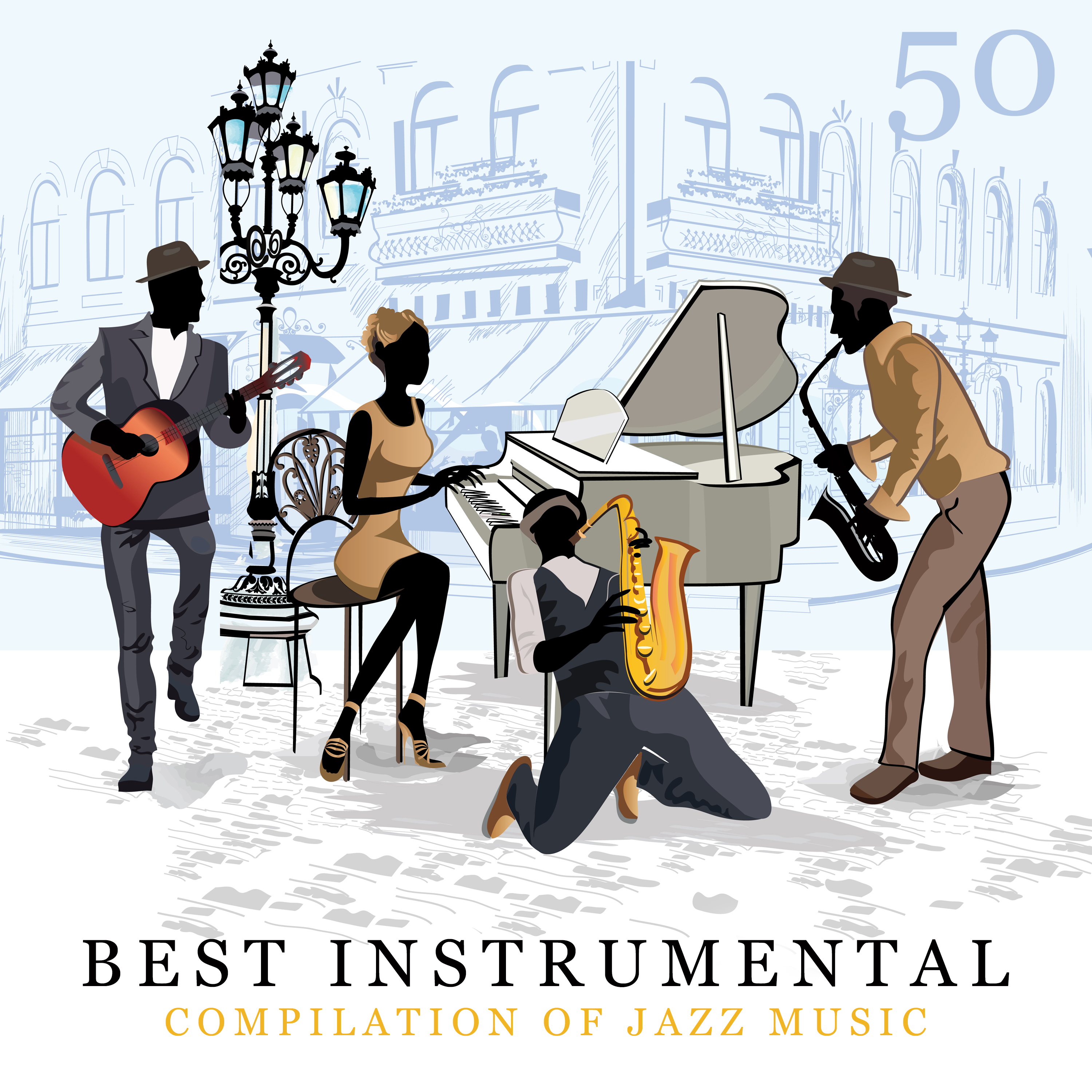 50 Best Instrumental Compilation of Jazz Music (Ambient Sounds, Soft Jazz, Good Mood & Romantic Music, Relaxation, Background for Restaurant)