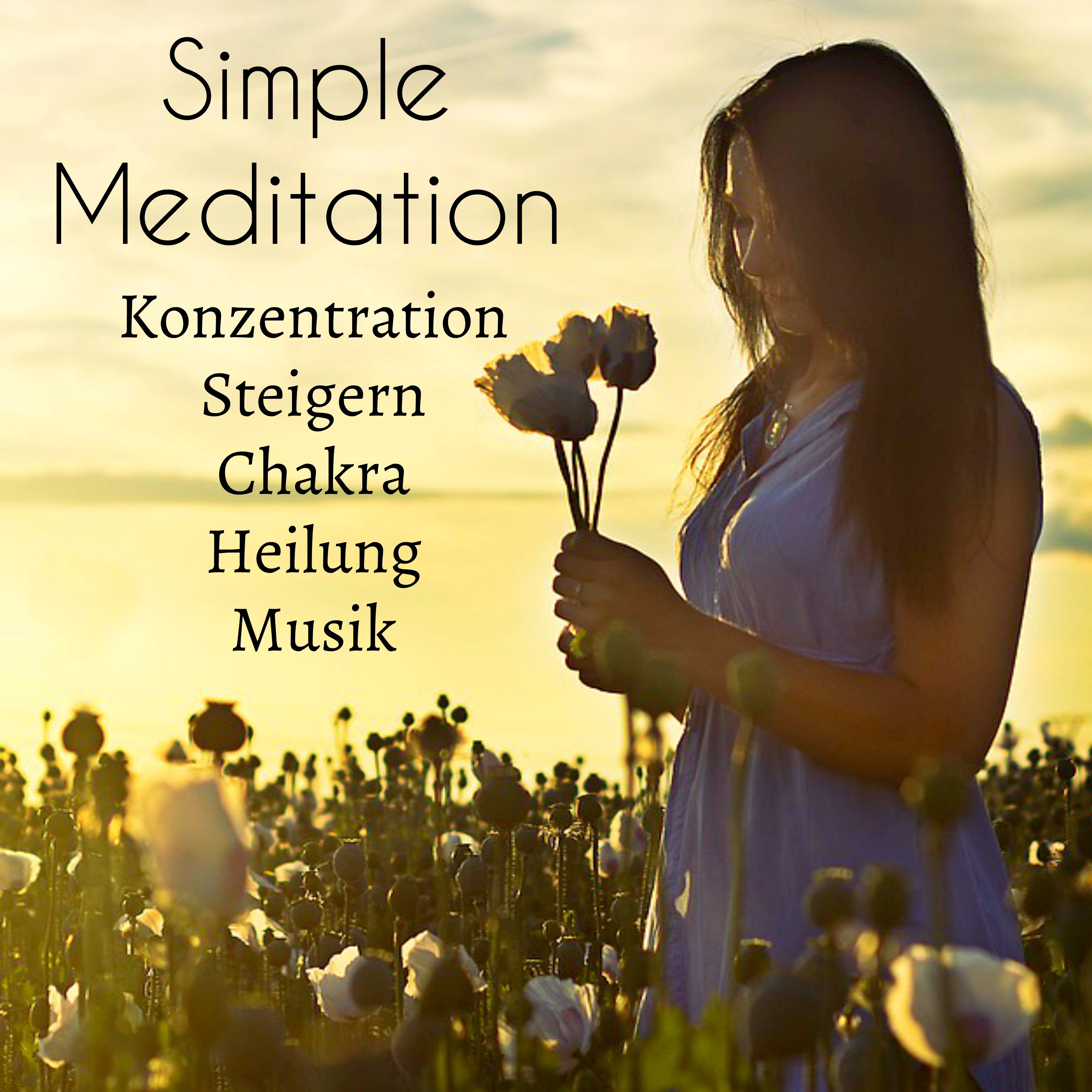 Simple Meditation - Konzentration Steigern Chakra Heilung Musik für Ruhig Schlafen Tägliche Meditation Energiezentrum mit Natur New Age Instrumental Geräusche