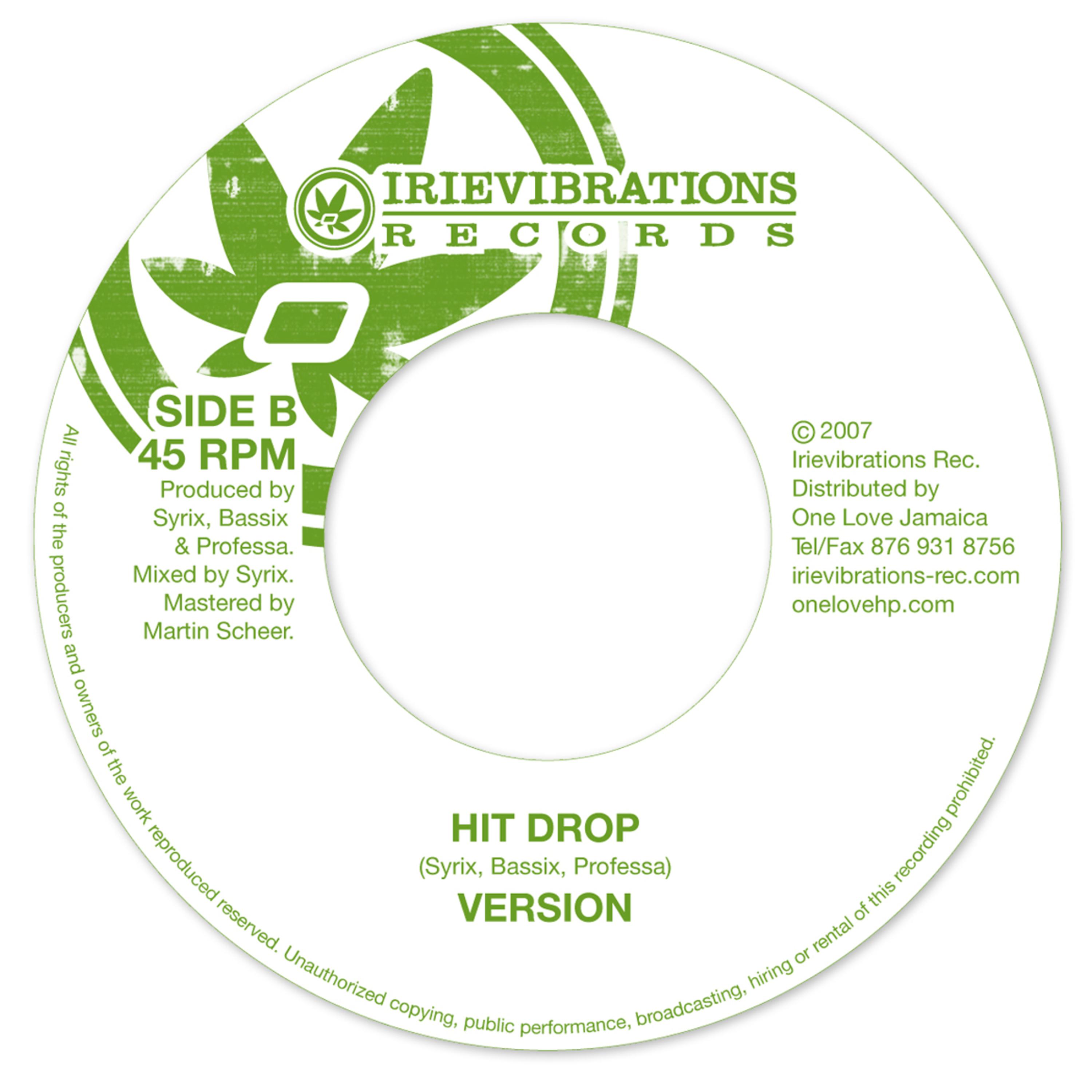 Irievibrations: Hit Drop Riddim Selection