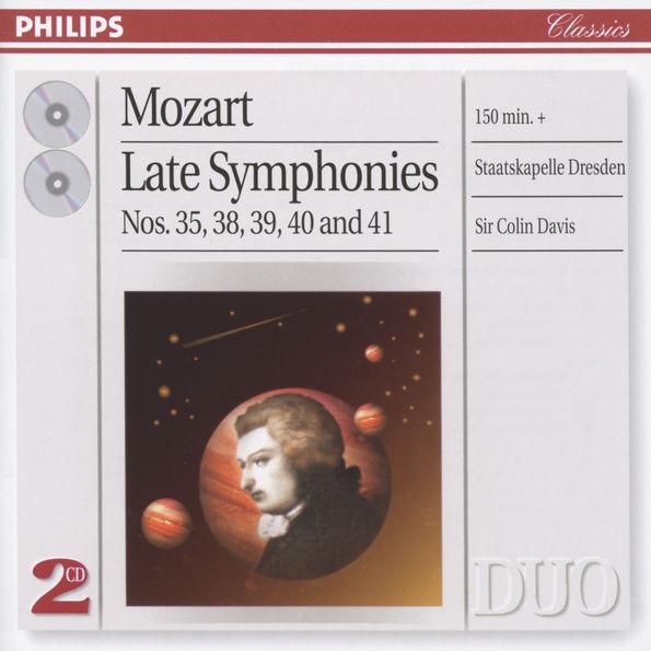 Mozart: Symphonies Nos.35, 38, 39, 40 & 41